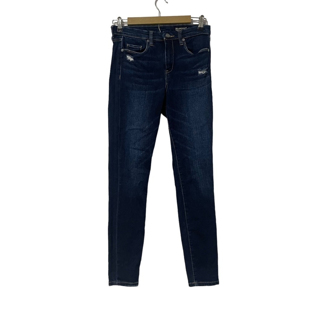 Blank NYC The Bond Dark Wash Mid Rise Skinny Jeans Size 28‎